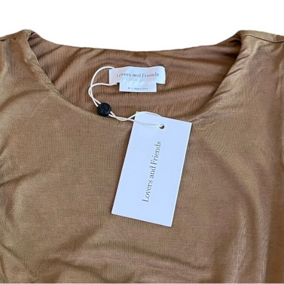 NEW Lovers + Friends Bodycon Dress Eva Asymmetrical Stretch Jersey - Picture 5 of 7